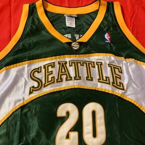 Authentic Vintage Gary Payton Seattle Super Sonics  Basketball Jersey Sz 56/3XL